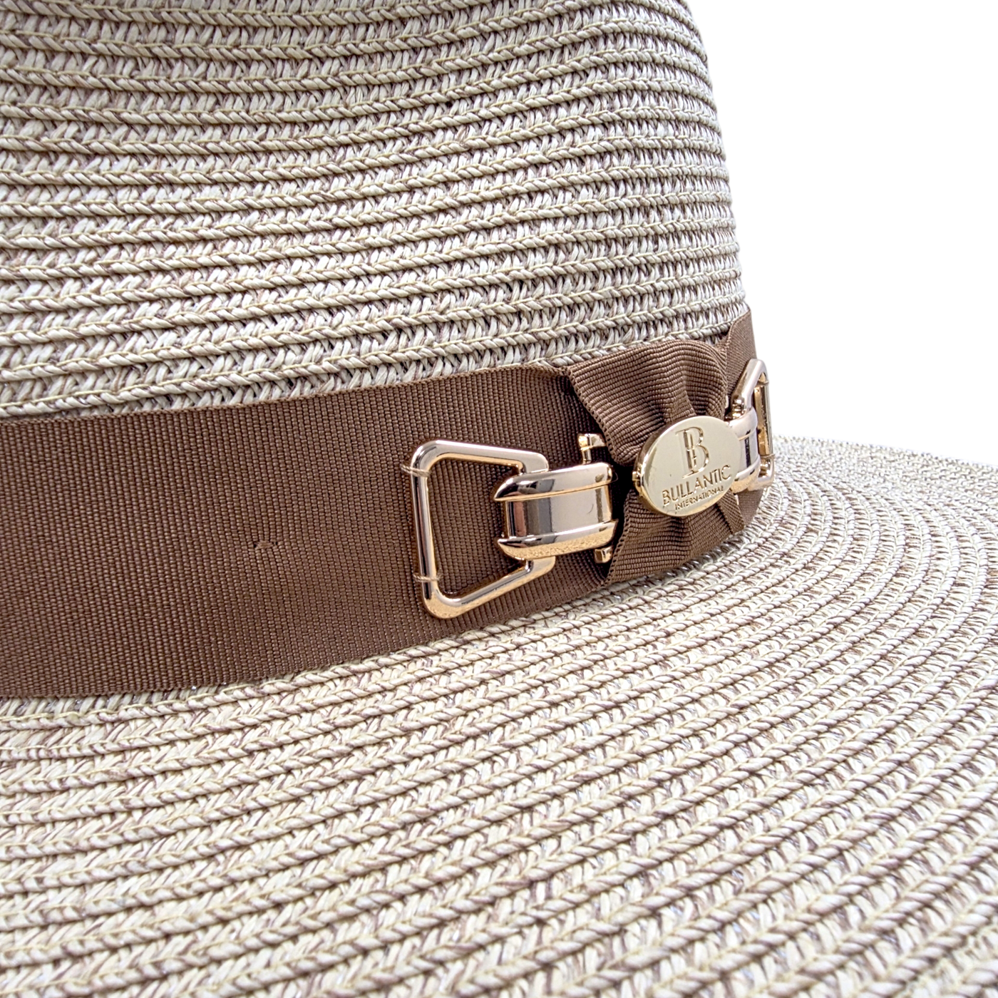 Summer Fedora Designed Wide Brim & Low Crown - Stone