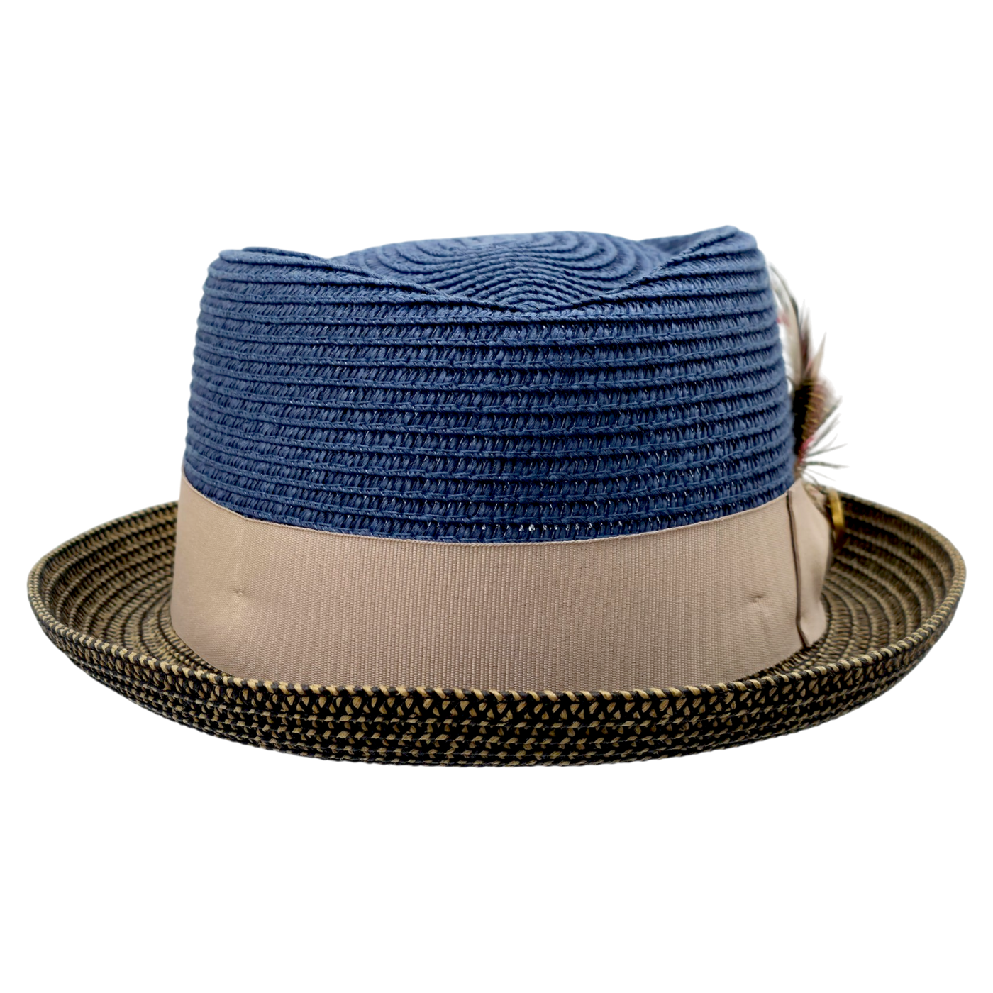 Bullantic Paper Straw Diamond Crown Hat