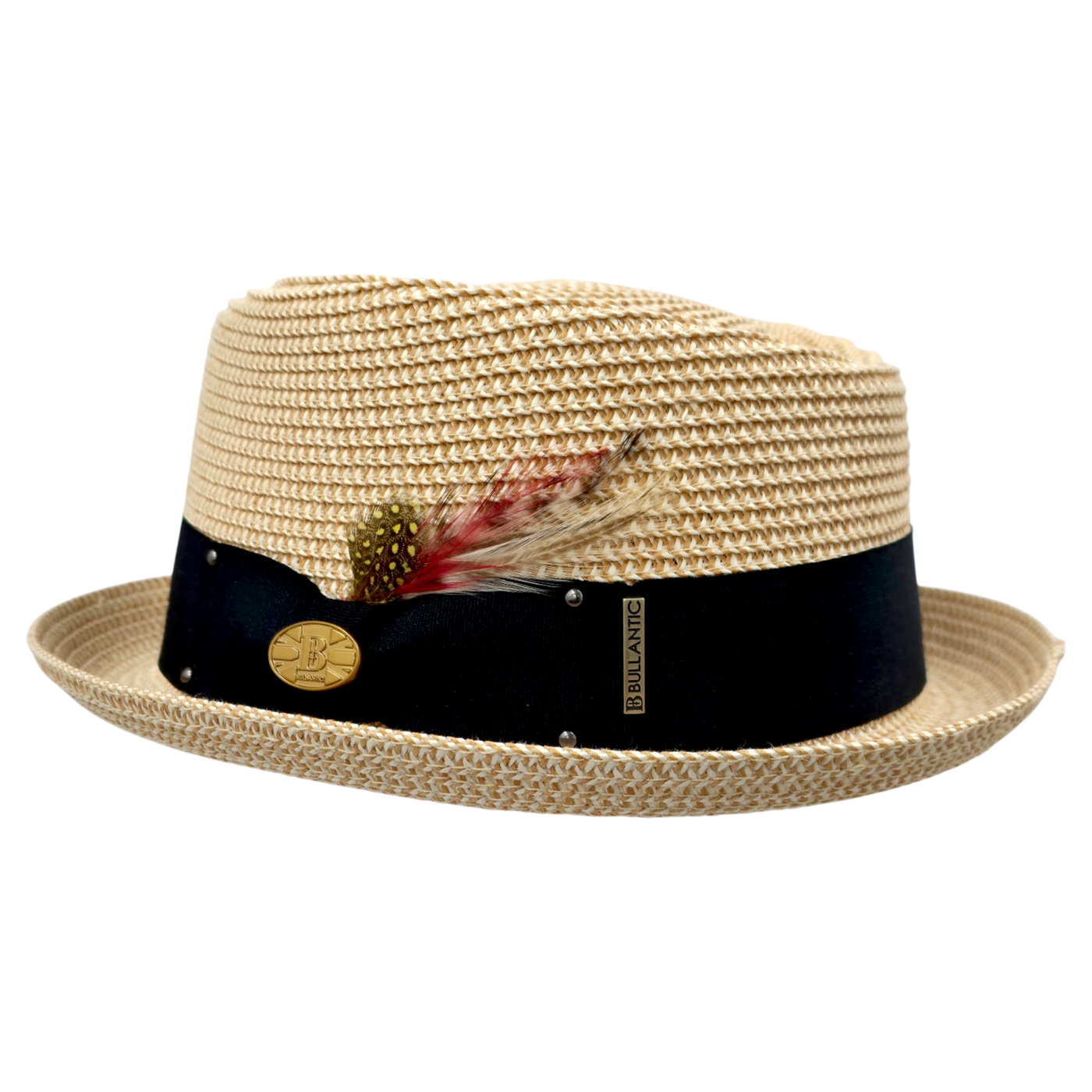 Bullantic Paper Straw Diamond Crown Hat