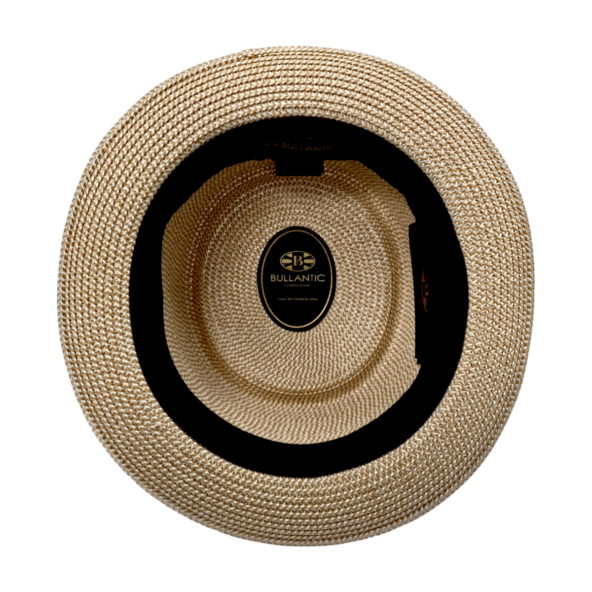 Paper Straw Pork Pie Hat - Natural
