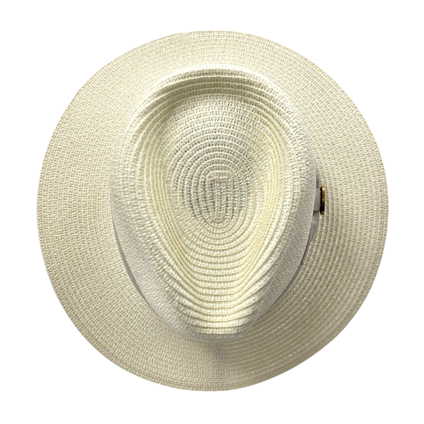Bullantic Straw Fedora Hat With Band