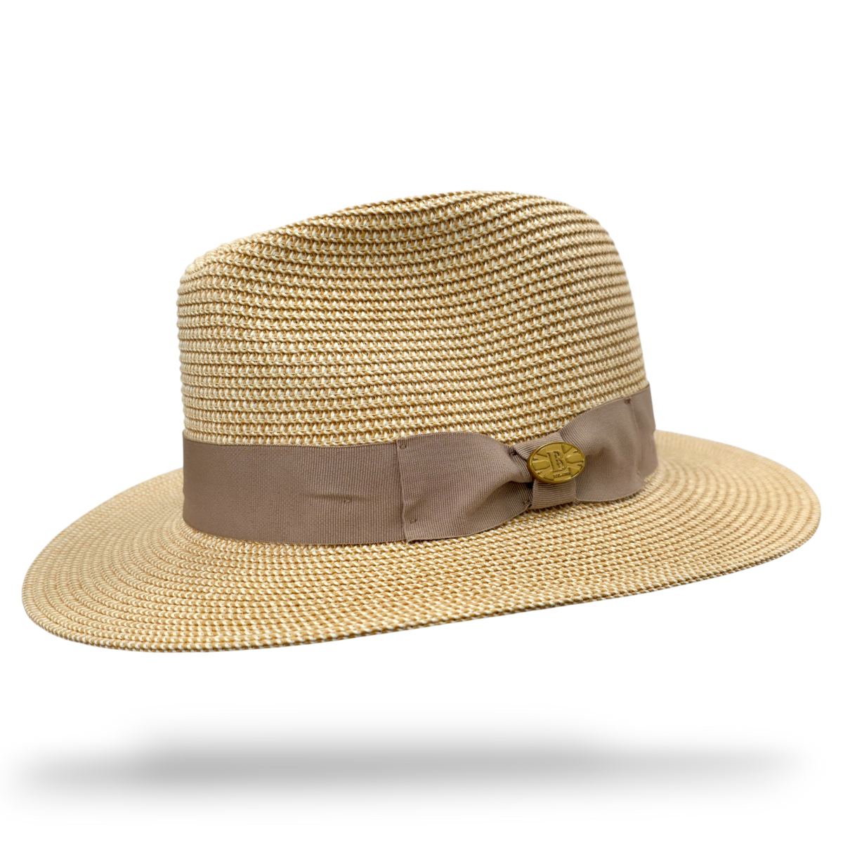 Summer Straw Fedora Hat