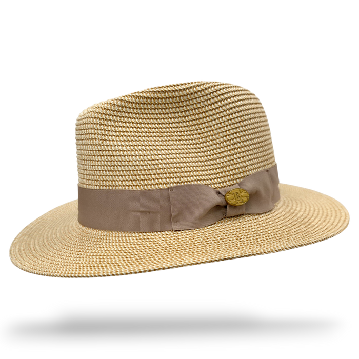 Summer Straw Fedora Hat