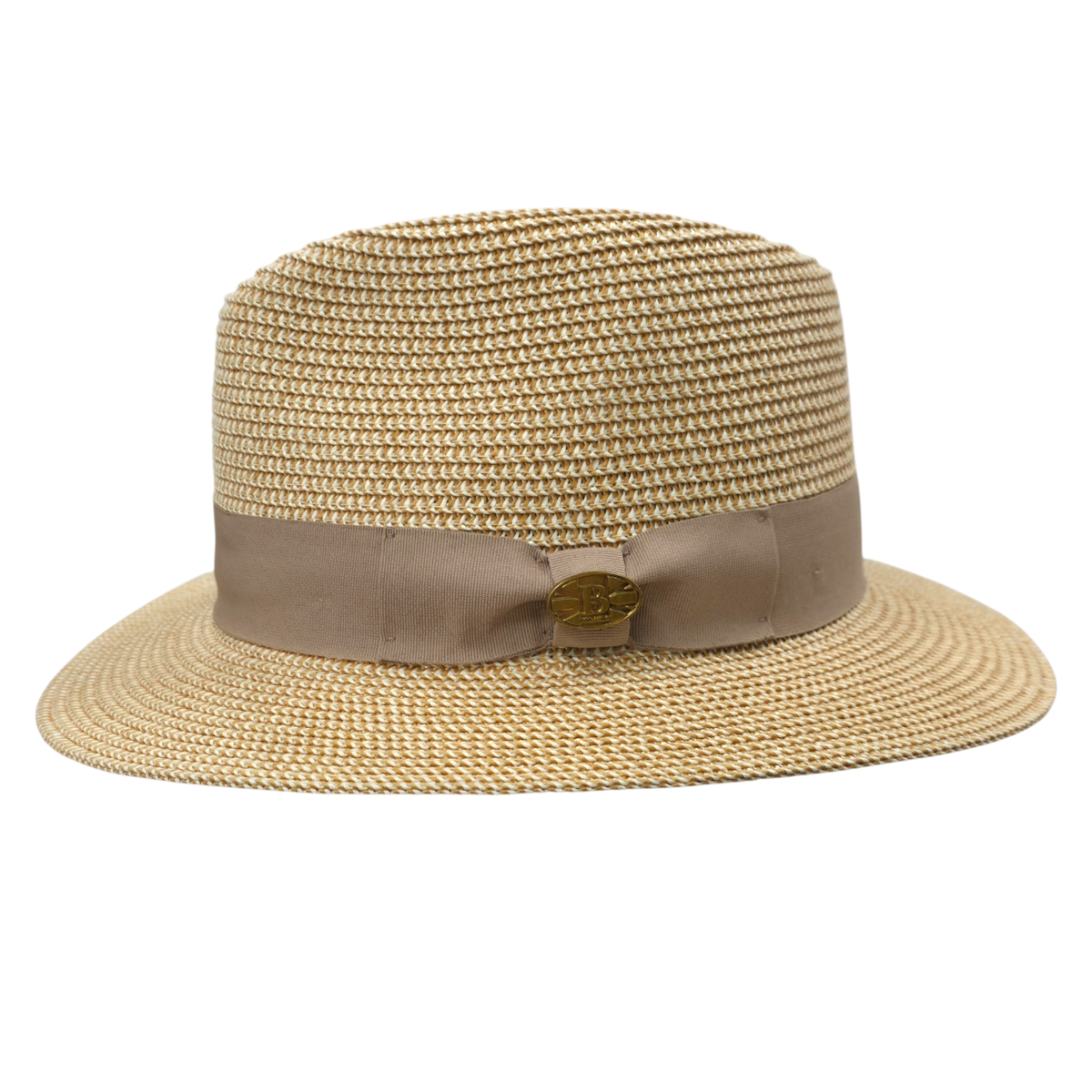 Summer Straw Fedora Hat
