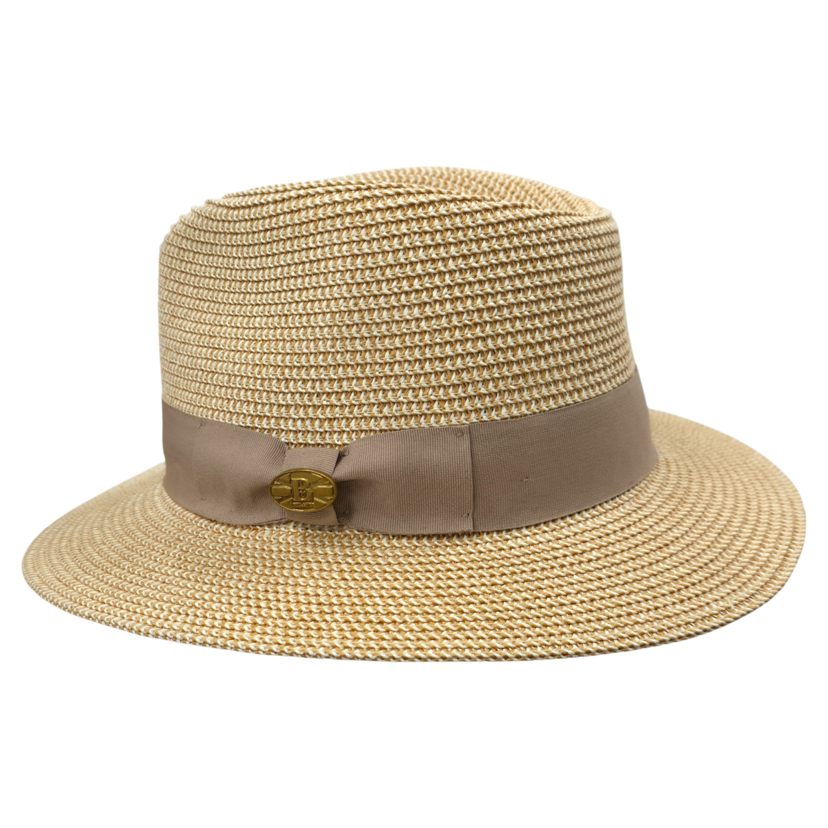 Summer Straw Fedora Hat