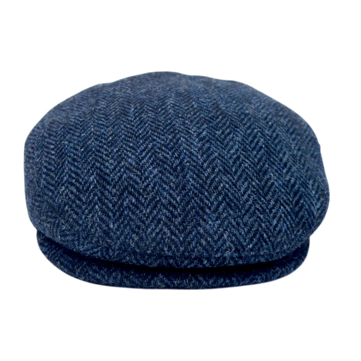 Harris Tweed Herringbone Wool Flat Cap