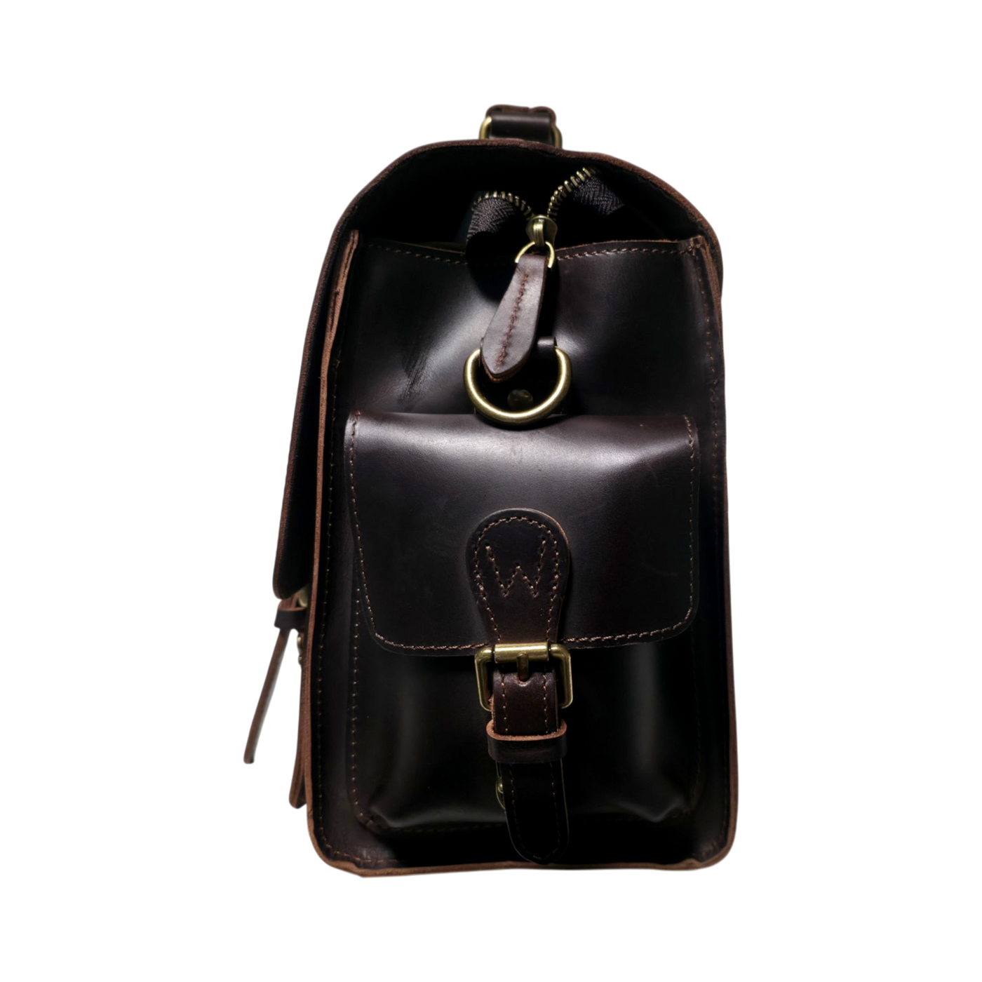 Artisan Satchel — Men's Vintage Crazy Horse Leather Briefcase
