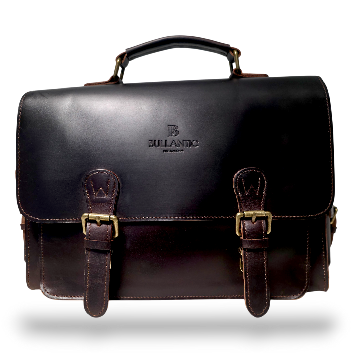Artisan Satchel — Men's Vintage Crazy Horse Leather Briefcase