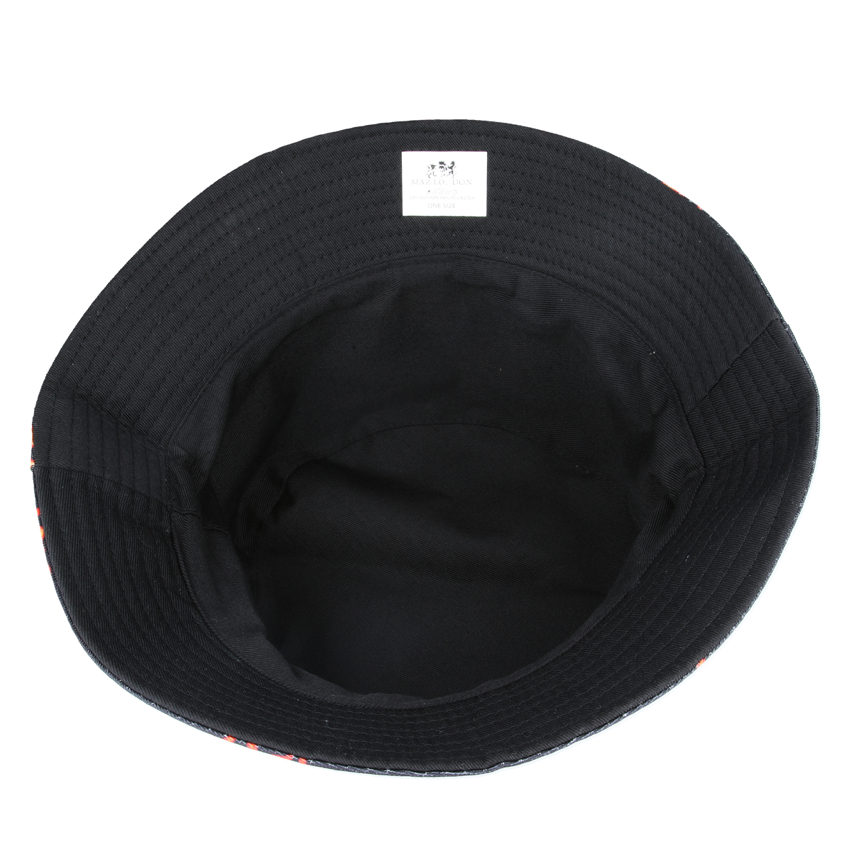 Maz Reversible Strawberry Print Pattern Fisherman Bucket Hat