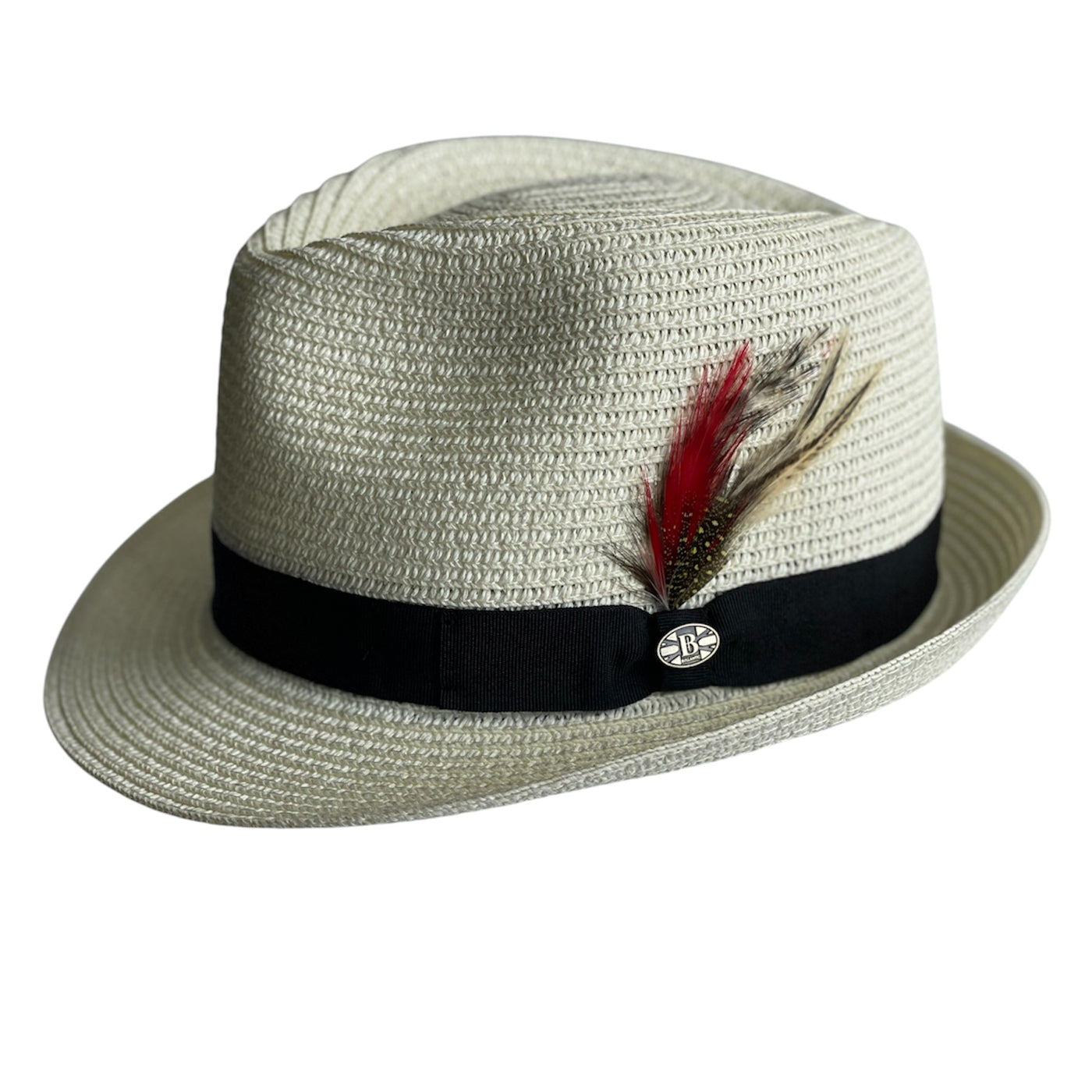 Summer Paper Straw Trilby Hat