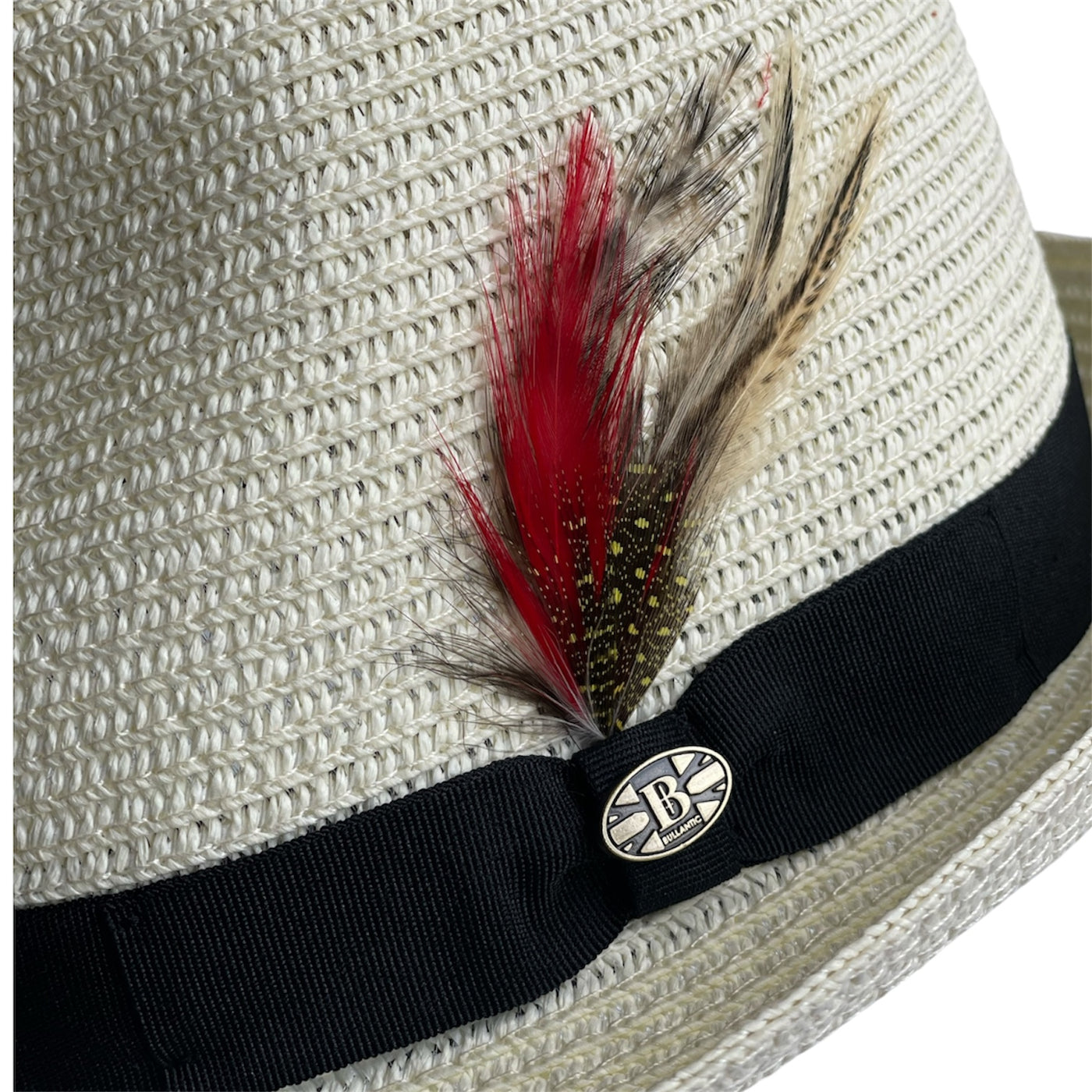 Summer Paper Straw Trilby Hat