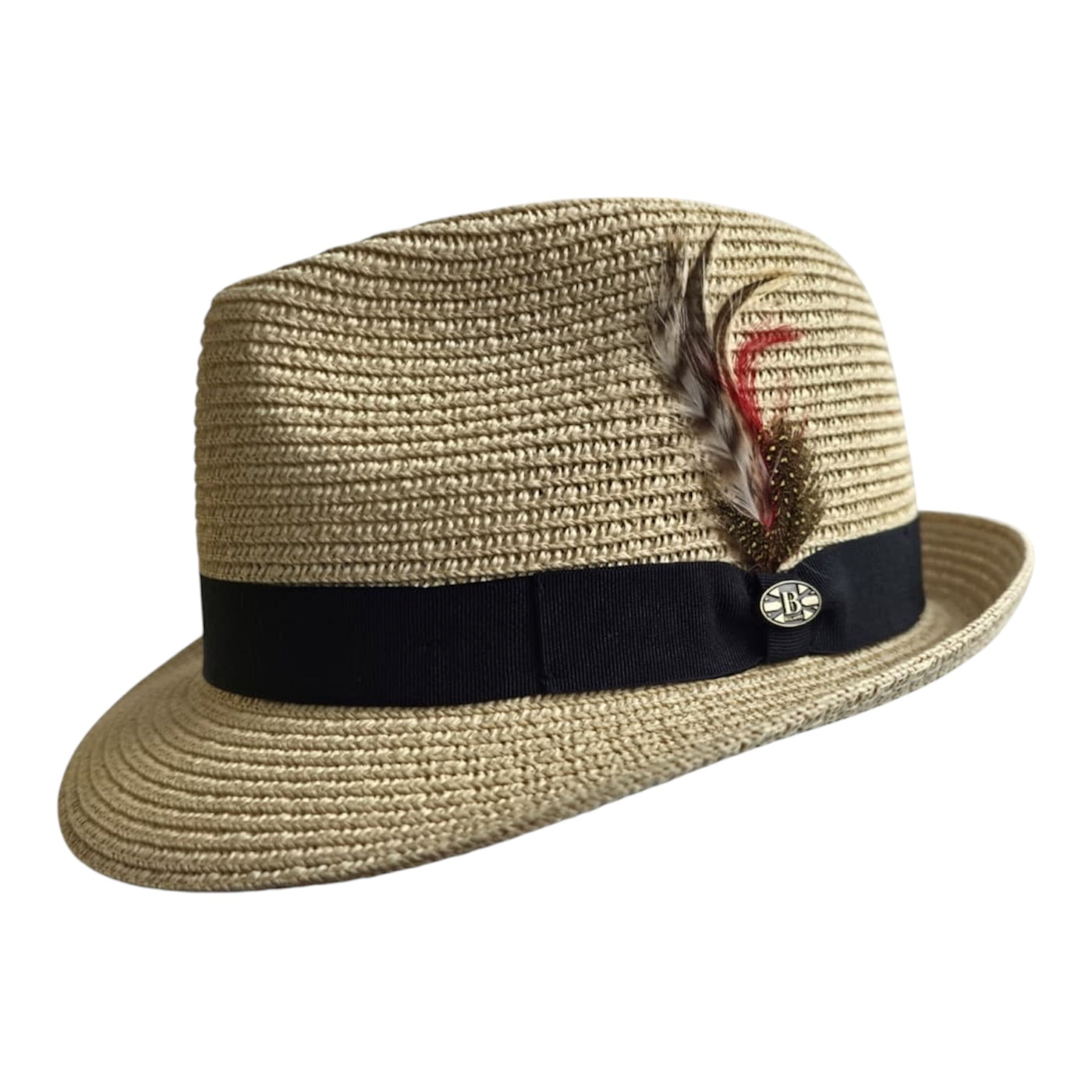 Summer Paper Straw Trilby Hat
