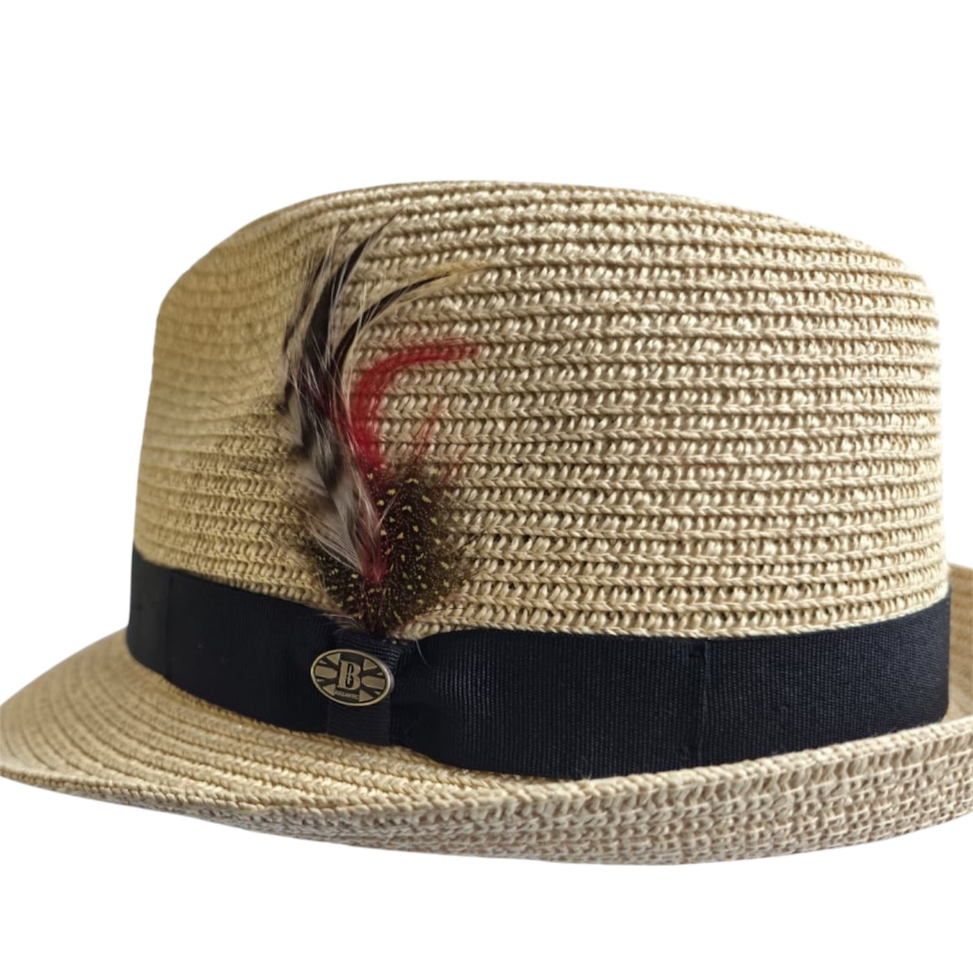 Summer Paper Straw Trilby Hat