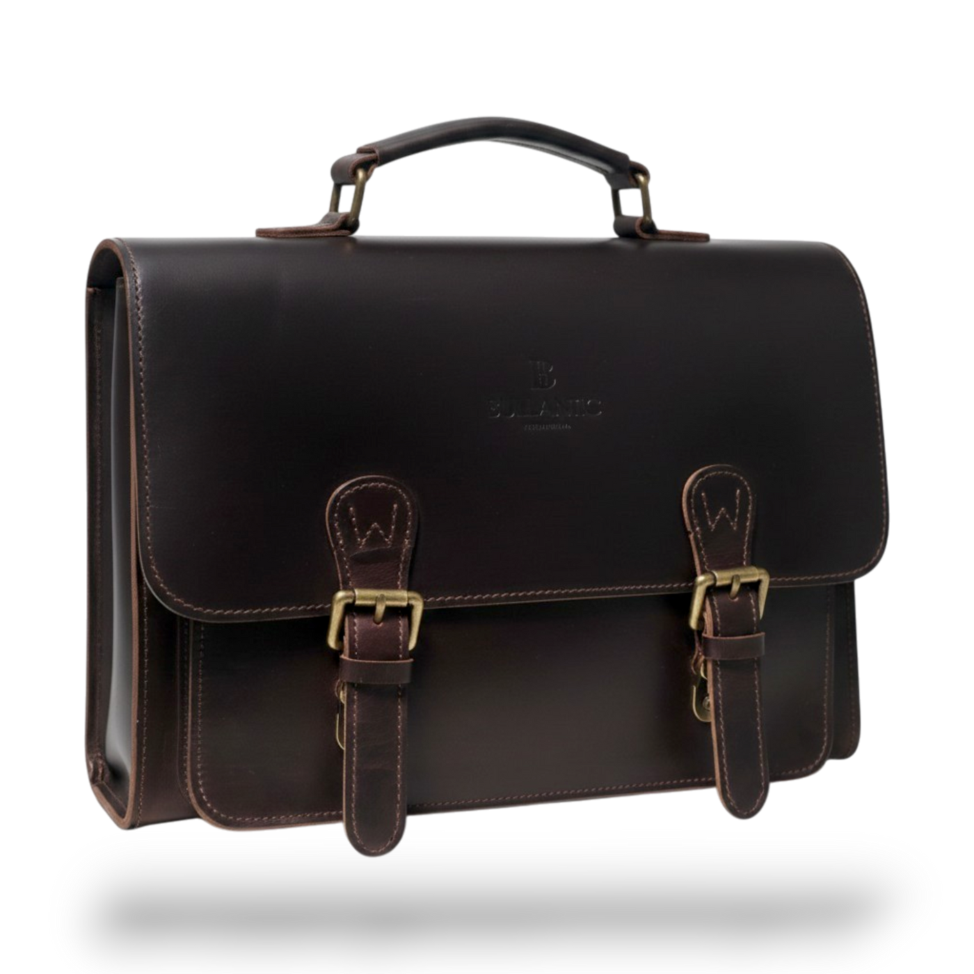 Artisan Satchel — Men's Vintage Crazy Horse Leather Briefcase