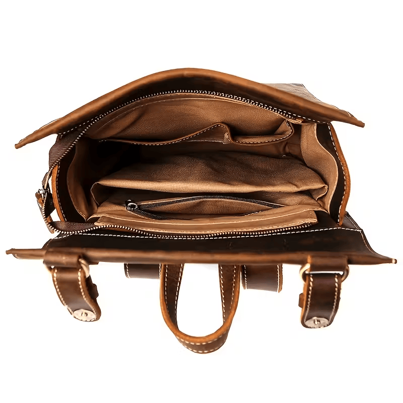 Leather Cowhide Backpack