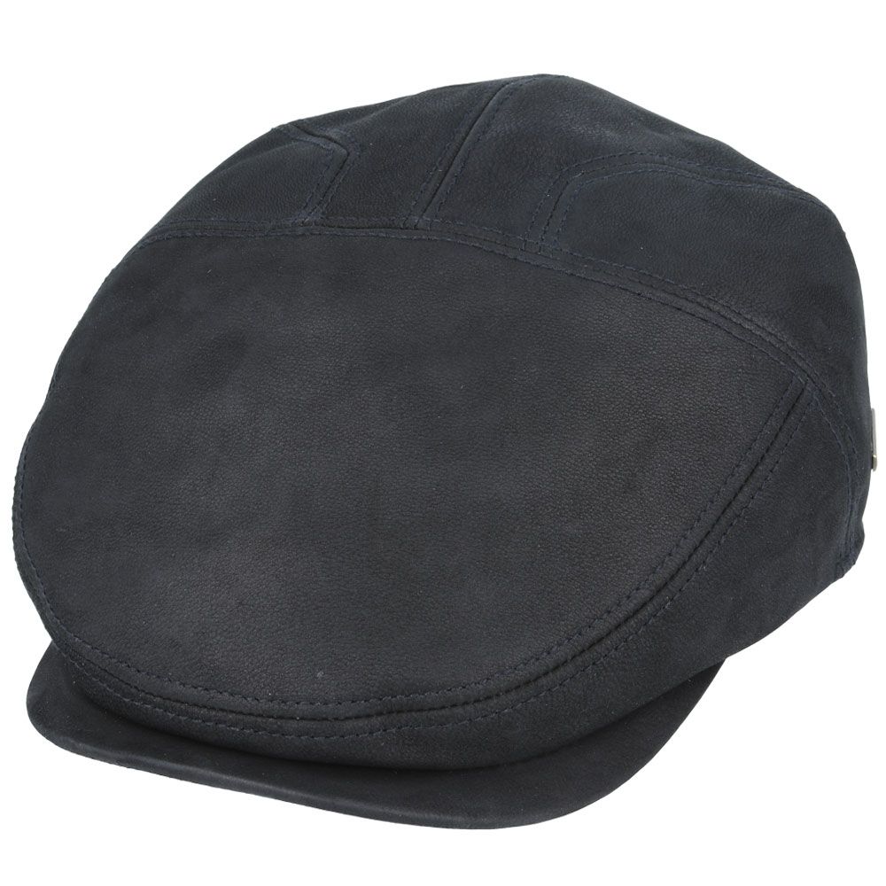 Premium Sheep Skin Leather Gladwin Bond Hatters London Flat Cap