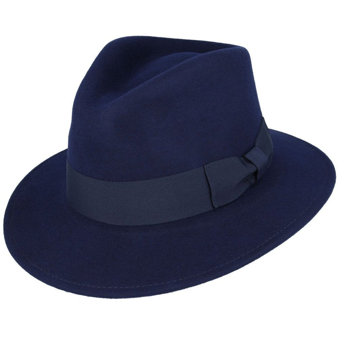 Wool Felt Crushable Fedora Hat