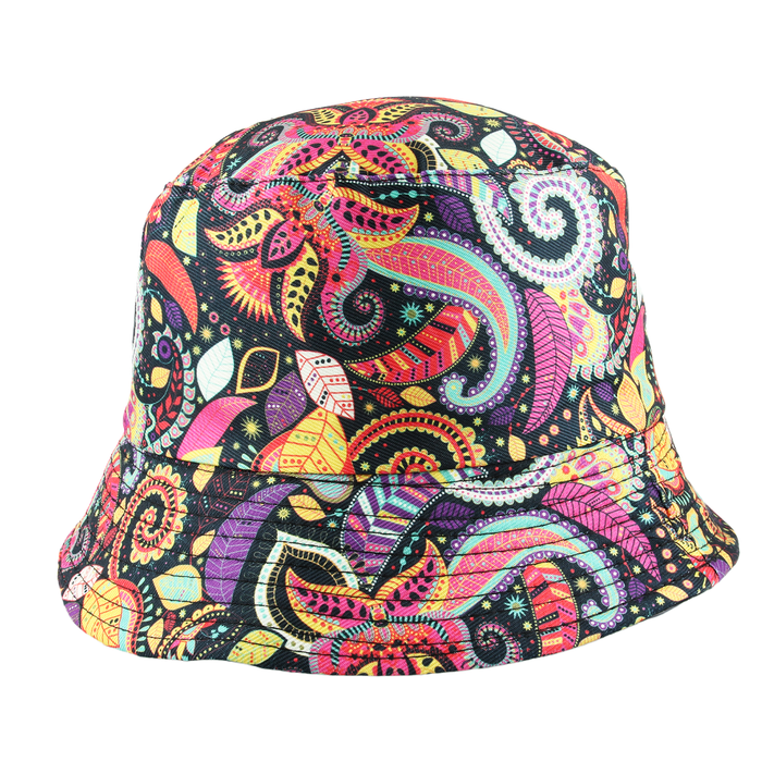Maz Reversible Aztec Pattern Fisherman Bucket Hat